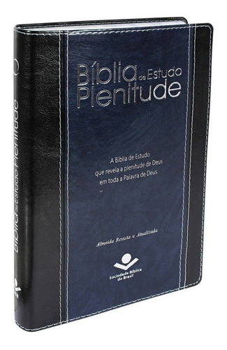 Bíblia Plenitude De Estudo C/ Índice - Frete Gratis