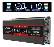 Comprar Inversor De Corriente 1000w\u002F2000w Convertidor 12v A 110v