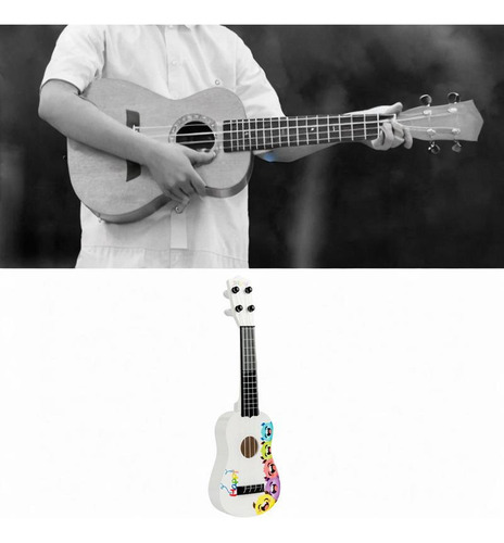 Ukulele Toy Small Guitar String Ajustable Instrumento