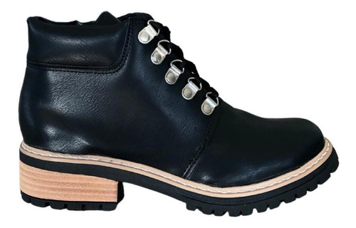 Borcego Dama Mujer Negro Botineta Bota Moda Cod. #072