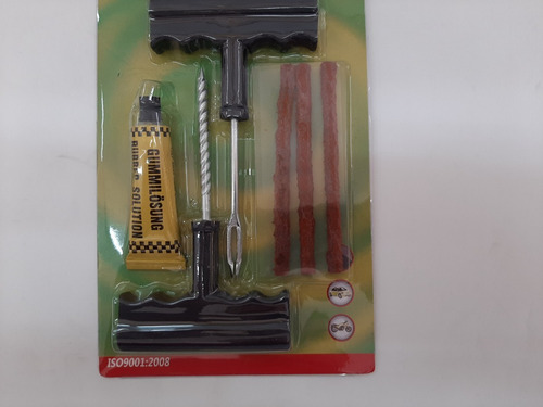 Kit Repara Pinchazos Con Tarugo Cubiertas Sin Cámara