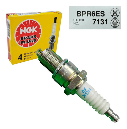 Imagen 5 de 7 de Bujia Ngk Bpr6es Corsa 1999 2000 2001 2002 Original