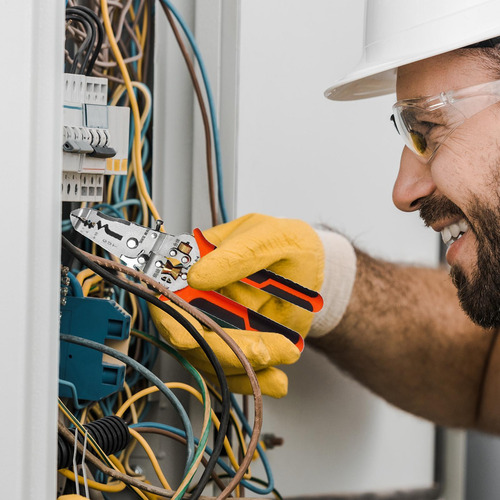 Pelacables Eléctrico Pelacables Y Herramienta Para Prensar P