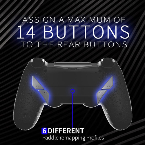 Hexgaming New Edge Inalmbric Controller Ps4 With 4 Botones