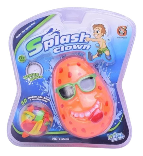Juego De Agua Para Pileta Papa Caliente Con Bombitas Y Timer Splash Clown