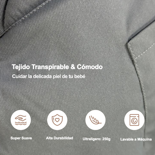 Rebozo Fular De Portero Elástico Canguro Ergonomic Portabebé