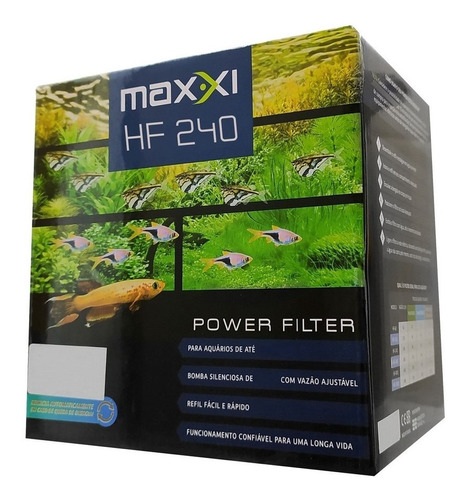 Filtro Externo Para Aquários Maxxi Power Hf-240 240l/h 220v