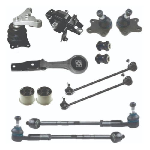 Kit Rotulas Bujes Varilla Rotula Soportes Seat Cordoba 03-09