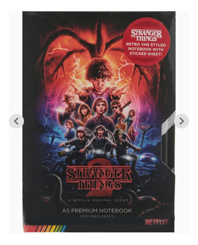 Par De Cuadernos Stranger Things Marca Pyramid