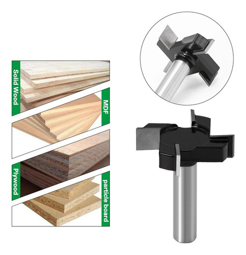 * Herramienta De Cepillado De Fresa De Madera En Forma De T