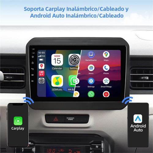Estéreo 4+64g Carplay Para Suzuki Ignis 2017-2024 4k Wifi6