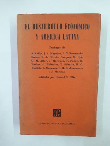 El Desarrollo Economico Y America Latina Varios Autores