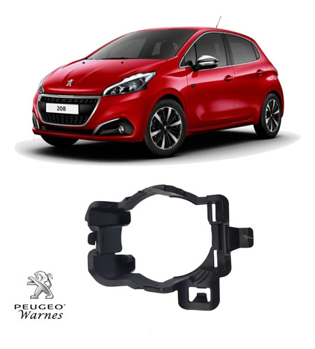 Soporte Faro Auxiliar Derecho Peugeot 208 Año 2012-2015