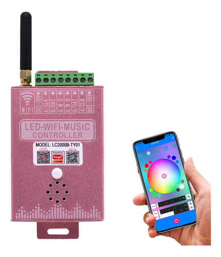 Spi Engineering Music Wifi Alexa Pixel Controlador Led Para
