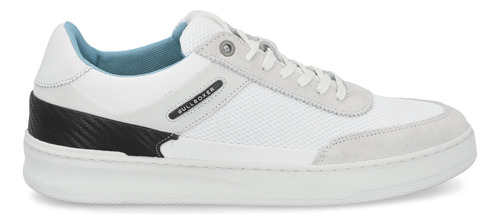Zapatillas Hombre Cuero Y Textil Blanco Bullboxer Trogir-0-6