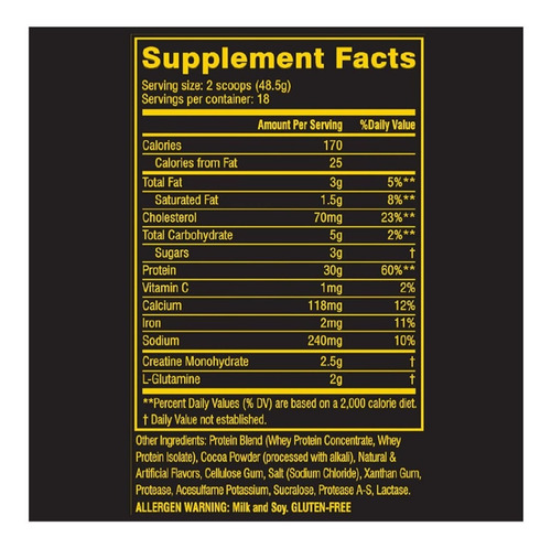 Imagen 3 de 7 de Proteina Cellucor Sport Chocolate,1.85lbs 18serv Usa Import