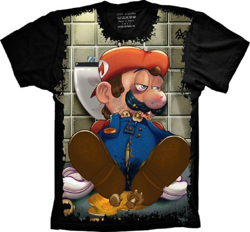 Camiseta Plus Size Legal - Jogo - Super Mario - Mushroom