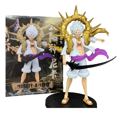 Figura De Monkey D. Luffy - One Piece Gear 5 - Dios Del Sol