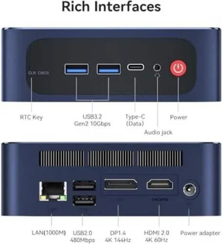Mini Pc Beelink Sei12, Procesador Intel Core Ih De 12.ª Gene