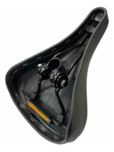 Asiento De Bicicleta Eco Smart Mtb Bmx Estacionaria Spinning Ancho 170 Mm Color Negro Largo 260 Mm