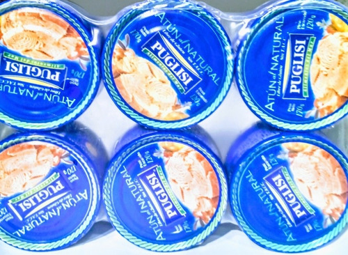 Imagen 2 de 8 de Atun Puglisi Al Natural Puglisi Caja X 48 Latas De 170 Grs