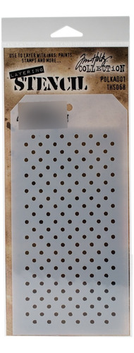 Stampers Anonymous Tim Holtz Polkadot Stencil