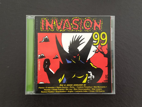 Invasion 99 - Compilado Artistas Varios Cd Punk Hardcore 