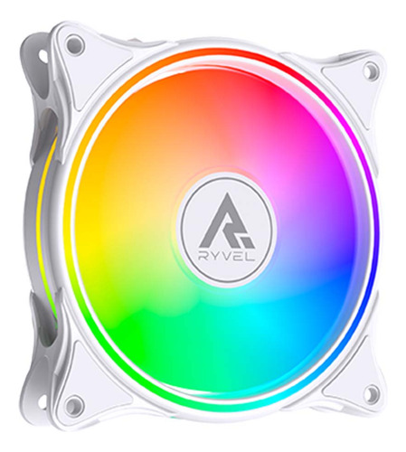 Cooler Fan Ryvel 120mm Argb 5v Lycan Branco - Ry-fn-ly-wt-5v