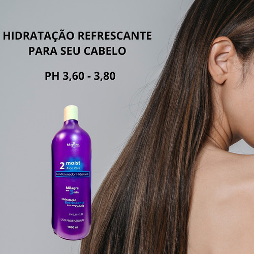 Kit Shampoo E Condicionador Aloe Vera E Base Relaxamento