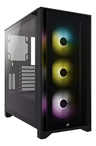 Estuche Para Pc Corsair Icue 4000x Rgb Mid-tower Atx Para Pc