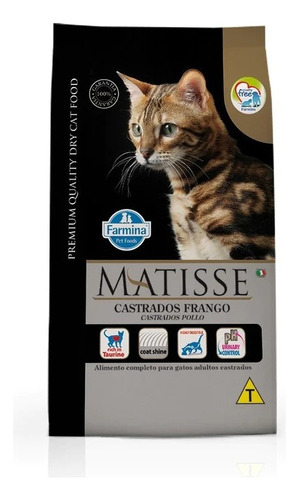 Alimento Matisse Castrados Gato Adulto Sabor Pollo De 2kg