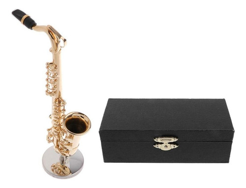 Instrumento Musical En Miniatura De Saxofón De Cobre 1/6