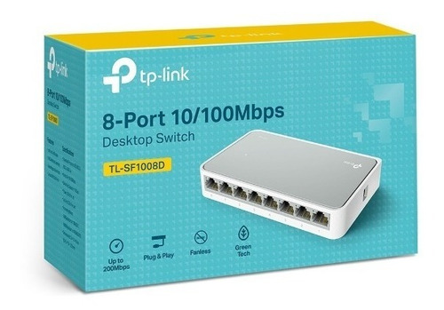 Switch 8 Bocas Tp-link Tl-sf1008d 10/100 Mbps