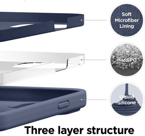 Funda Para iPhone 14 Pro De Silicona Liquida + Vidrio