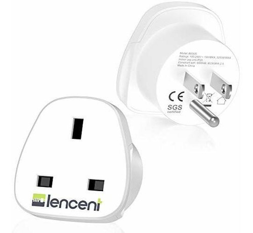 Reino Unido Para Nosotros America Plug Adapter 2 Pack T...