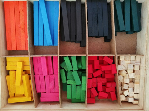 Cuisenaire Regleta Madera Lisa Aprende Matemáticas