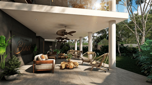 Departamento En Venta En Tulum, Quintana Roo, Paramar Black, A Tan Solo 5 Minutos De La Playa