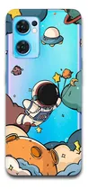 Comprar Funda Astronauta K Transparente Para Oppo Astronautas Para Oppo A79 5g