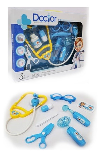 Valija Doctor Didactica Varios Instrumentos Set X2 St  