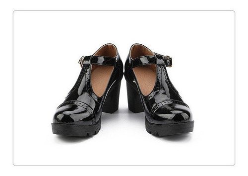 Mujeres Plataforma Oxford Tacón Grueso Sandalias Zapatos De