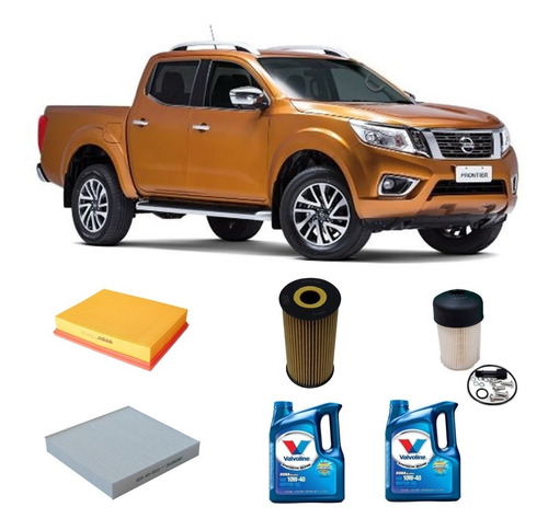 Kit 4 Filtros Wega Nissan Np300 Frontier 2.3 Y Valvoline X8