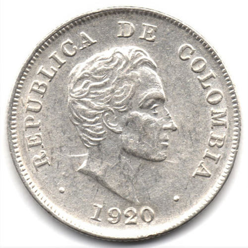 20 Centavos 1920 Plata