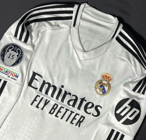 Jersey Real Madrid Manga Larga Champion Titular B Bellingham (Usado)