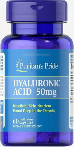 Acido Hialuronico 50mg 60cps - Unidad a $4635