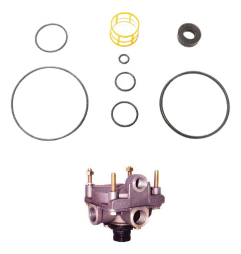 Reparo Válvula Relê Wabco Para Mbb Scania Volks Volvo Qa1072