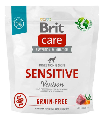 Brit Care Dog Adult Sensitive Venado 1 Kg. Np