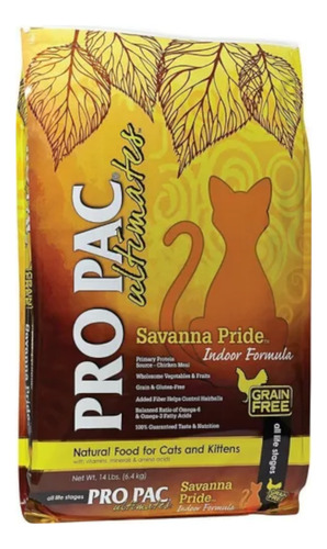 Alimento Pro Pac Gato Adulto Savanna Pride 6 Kg