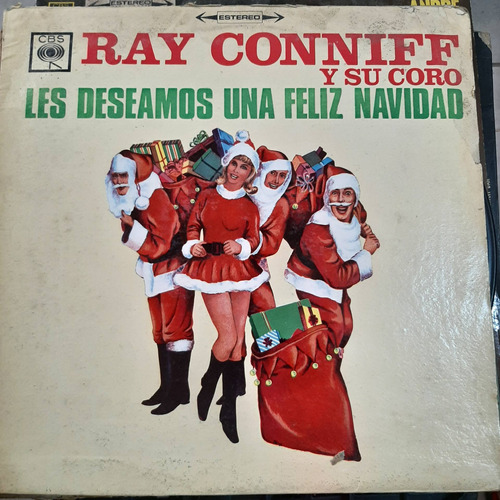 Vinilo Ray Conniff Su Coro Les Deseamos Una Feliz Navidad O3