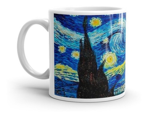 Taza Noche Estrellada Van Gogh Importadas - Taza De Ceramica