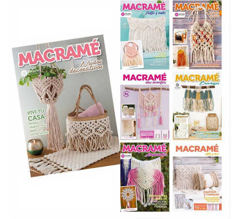 Revistas Tejidos Macramé Manualidades X 7 Rev - Arcadia Edic